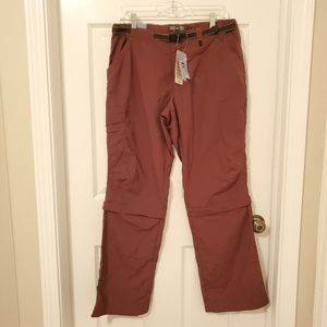 REI Denali Convertible Pants Size 12 Womens Orange